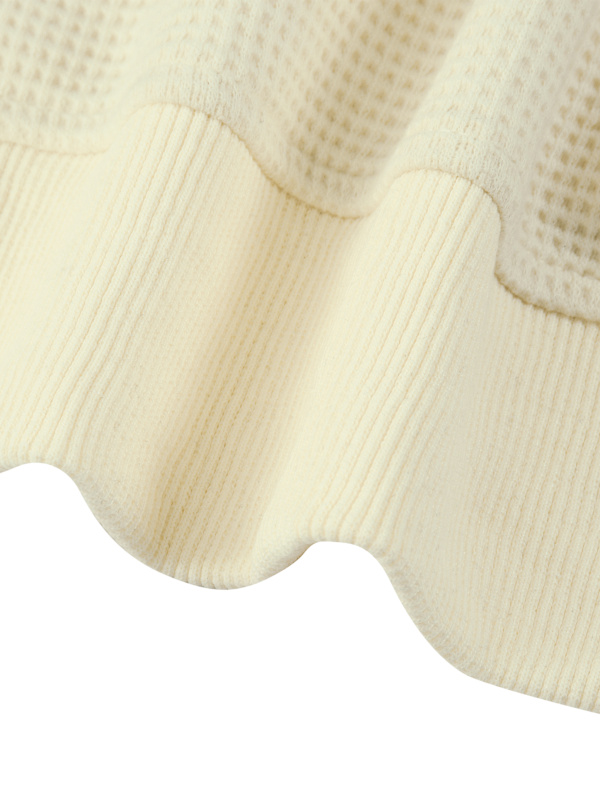 Women's Waffle Full Zip Hoodie