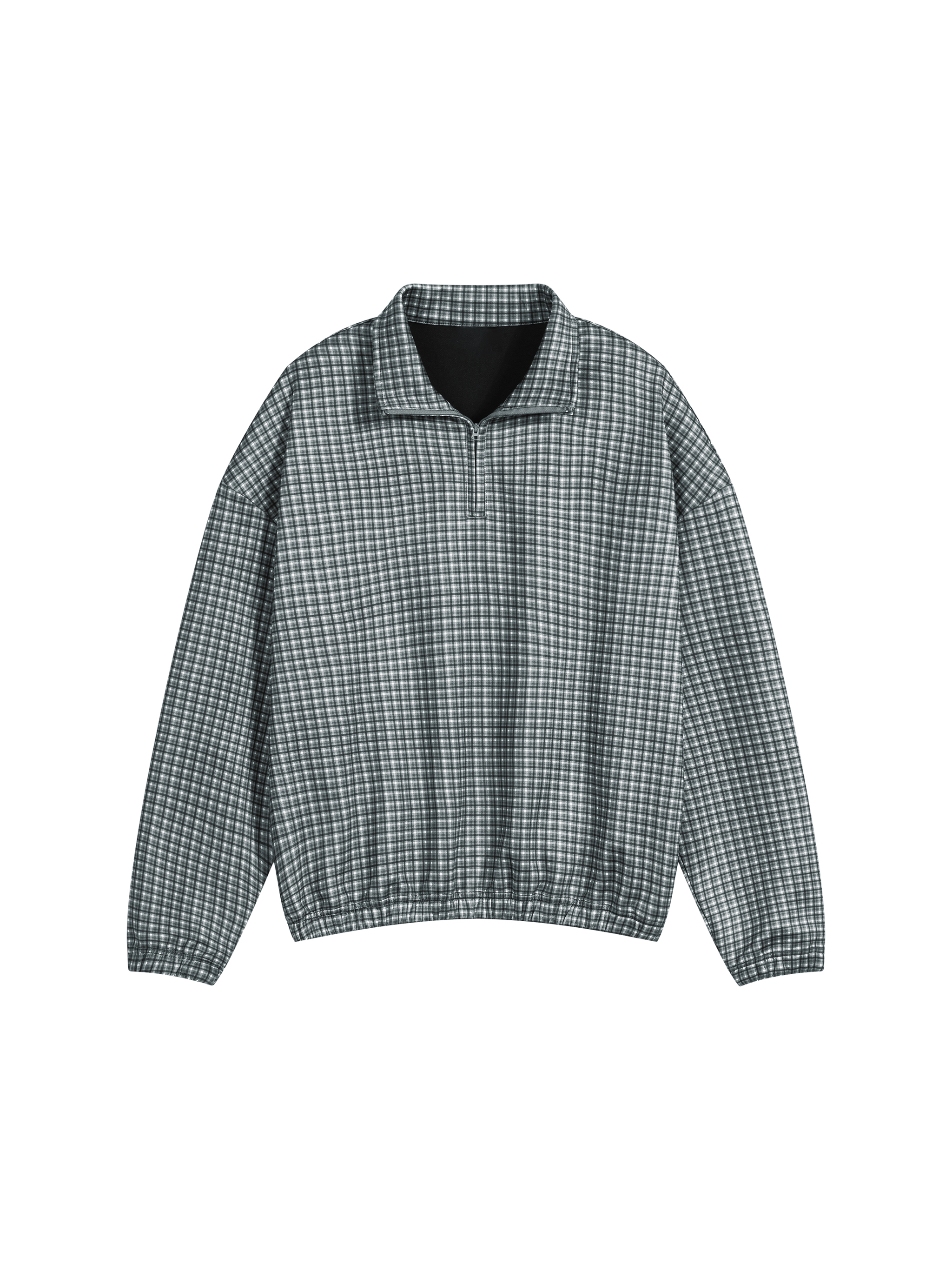 Unisex Plaid Quarter-Zip Sweatshirt #UT0221 | TAPSTITCH