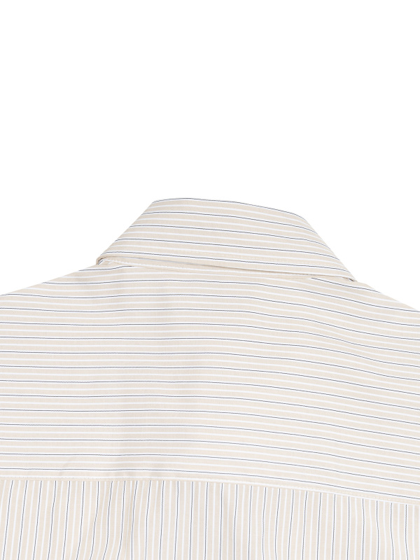 Unisex Boxy Striped Shirt