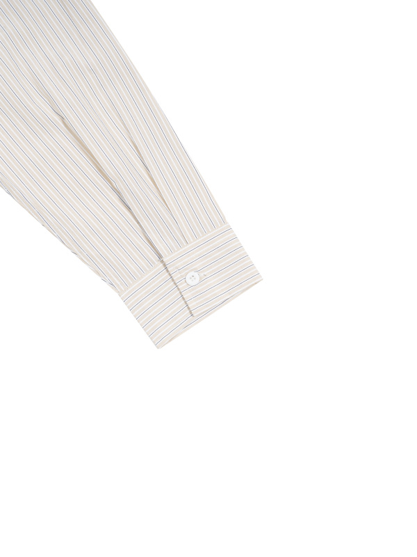Unisex Boxy Striped Shirt