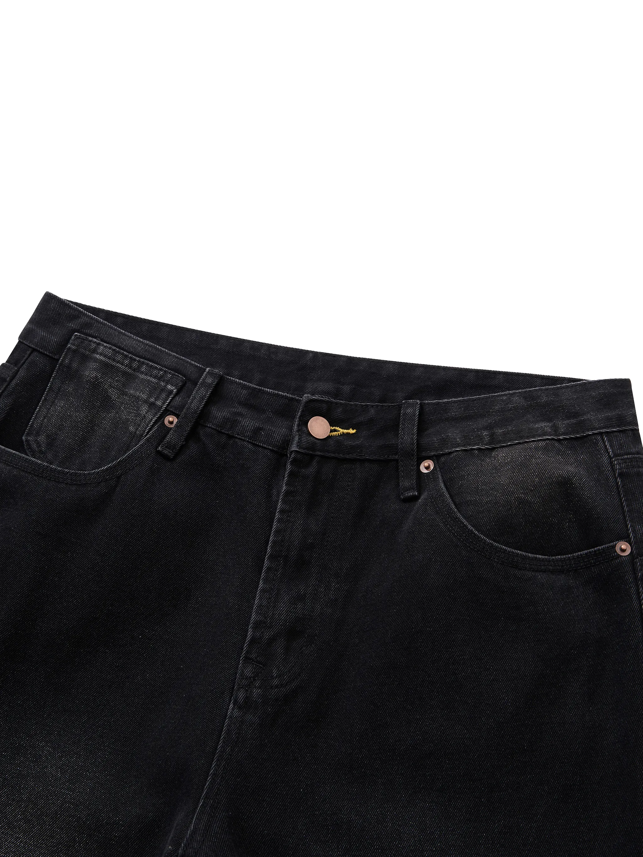 Men's Vintage Wash Wide Leg Jeans