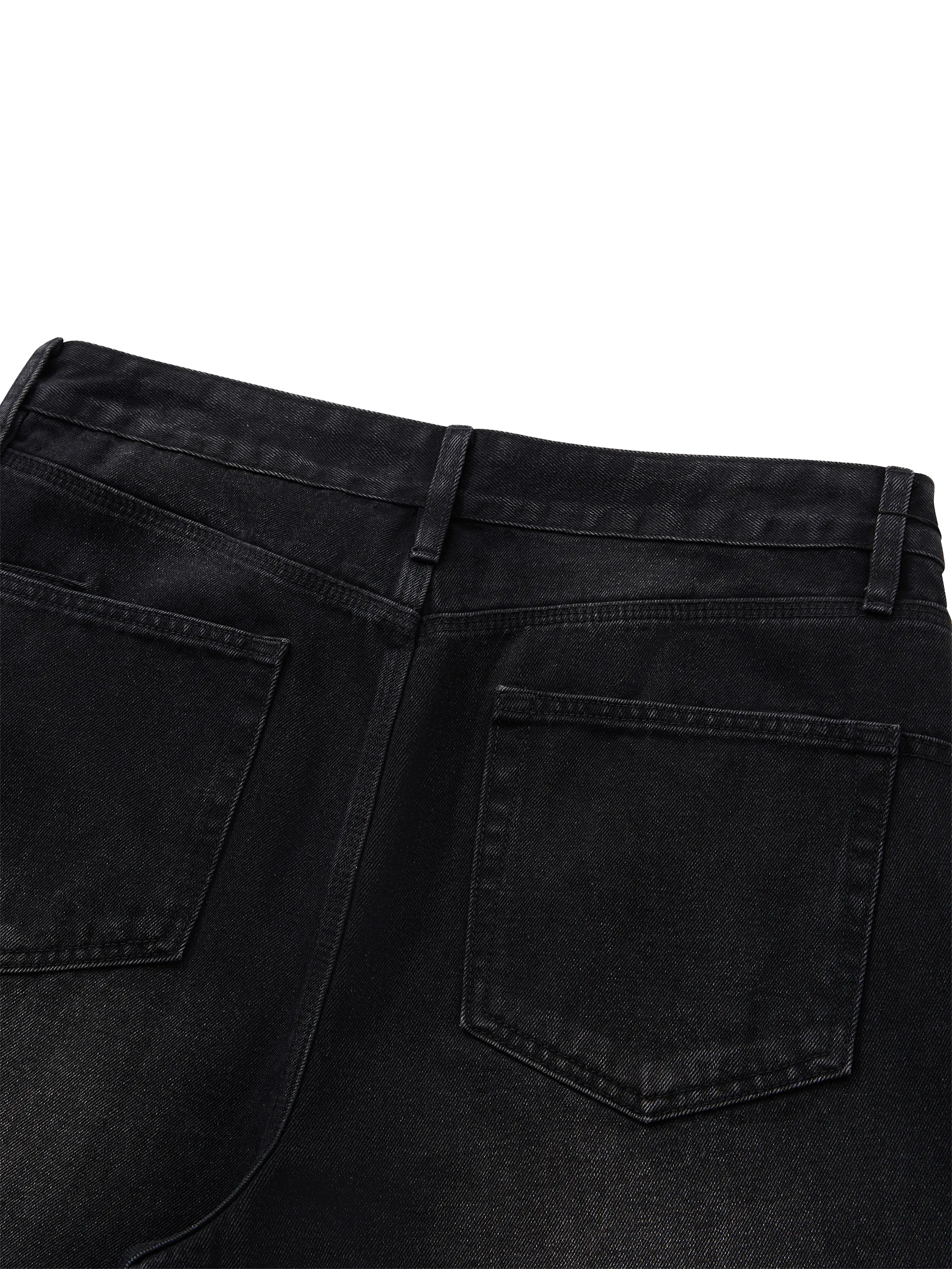 Men's Vintage Wash Wide Leg Jeans