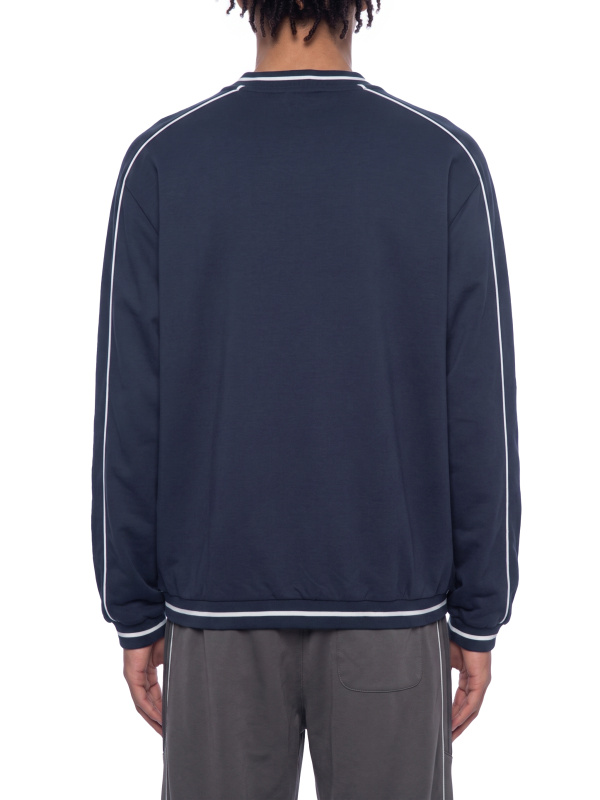 Unisex Color Block V-Neck Sweatshirt