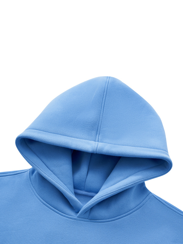 Unisex Oversized Color Block Fleece Hoodie