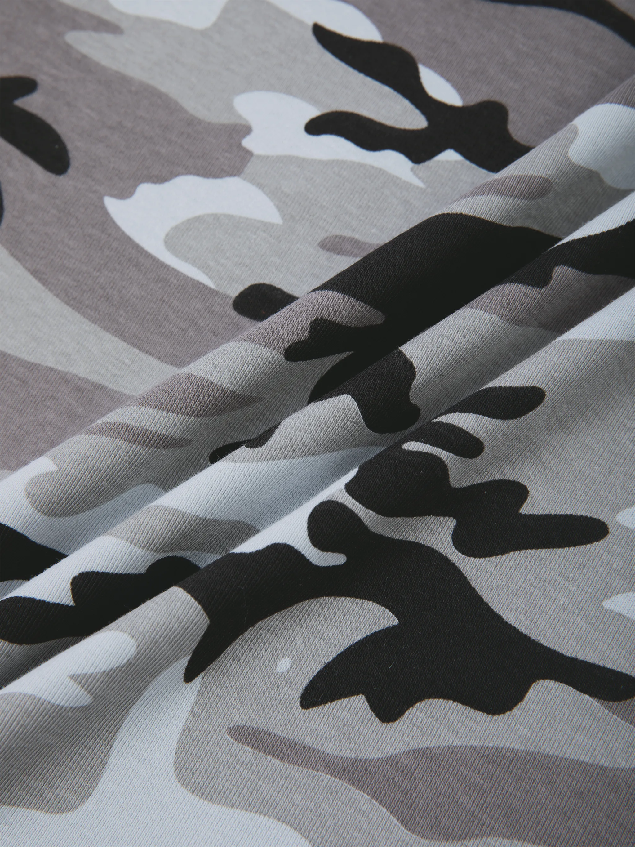 Women's Camo Off-Shoulder Crop T-Shirt
