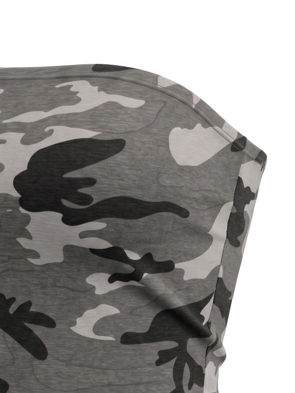 Women’s Camo Cropped Tube Top