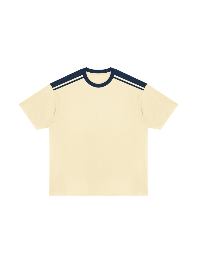 Unisex Color Block Loose T-Shirt