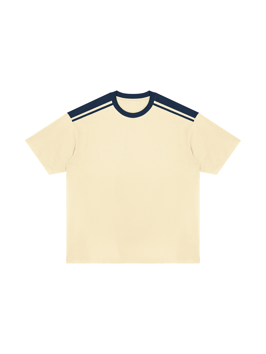 Unisex Color Block Loose T-Shirt - Main Image