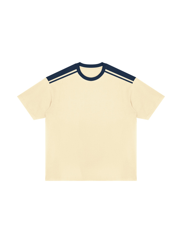 Unisex Color Block Loose T-Shirt