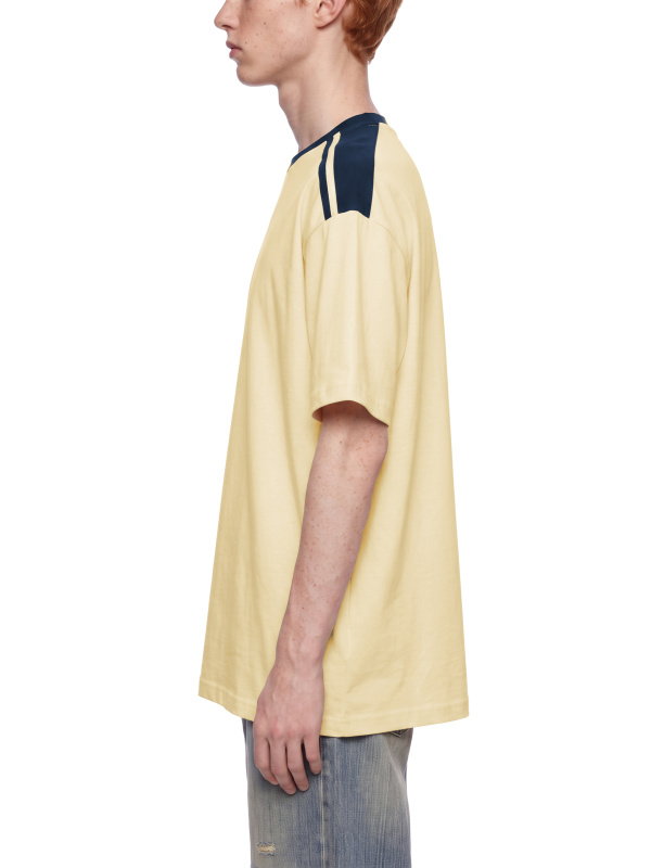 Unisex Color Block Loose T-Shirt