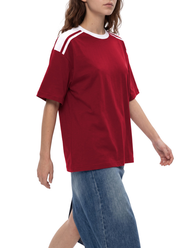 Unisex Color Block Loose T-Shirt