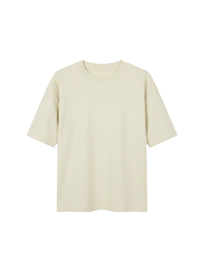 Unisex Drop Shoulder Cotton T-Shirt