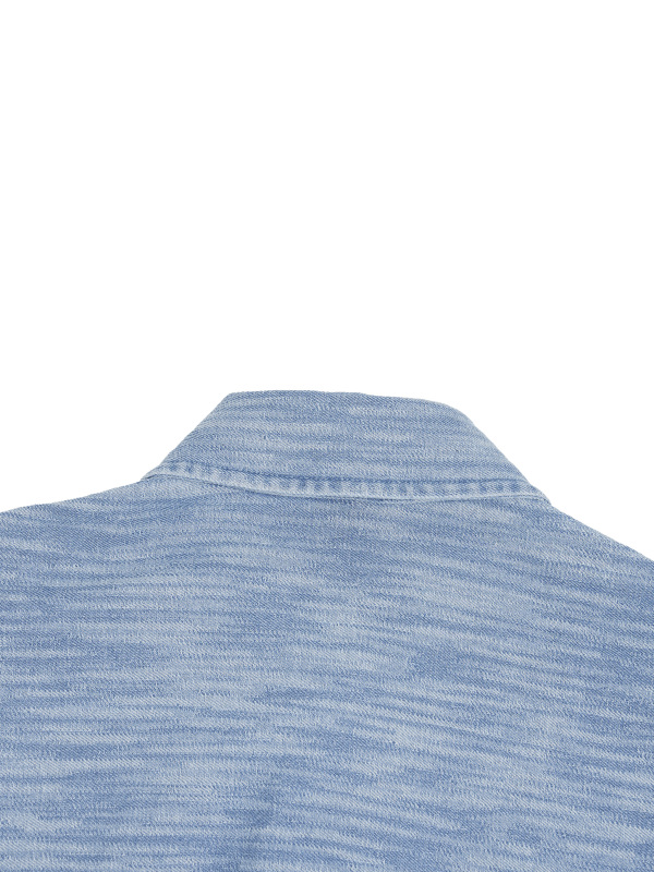 Unisex Boxy Vintage Wash Denim Shirt
