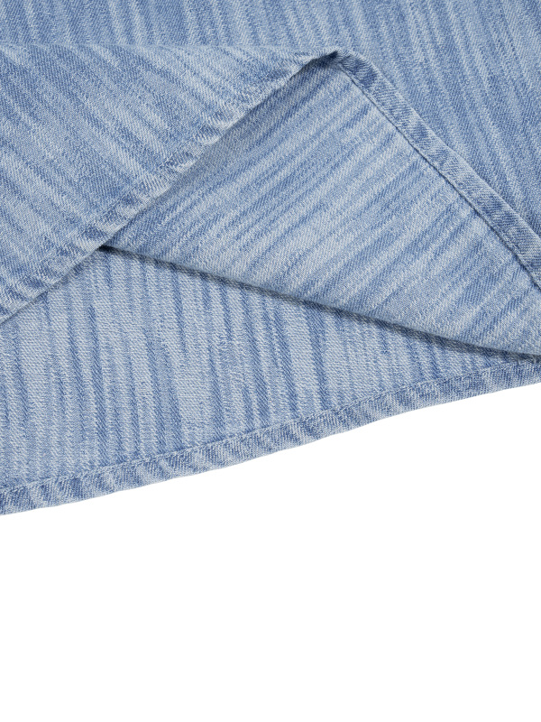 Unisex Boxy Vintage Wash Denim Shirt