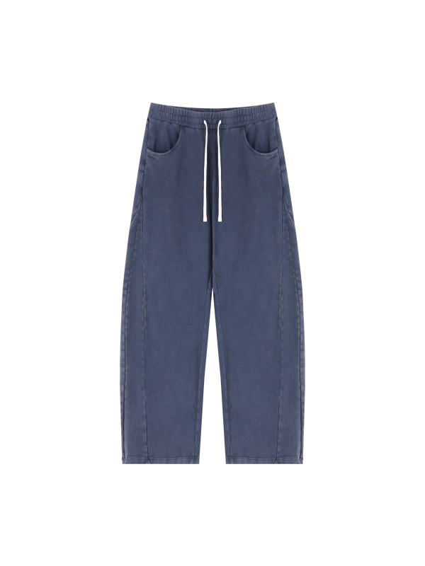 Unisex Mineral Wash Barrel Sweatpants