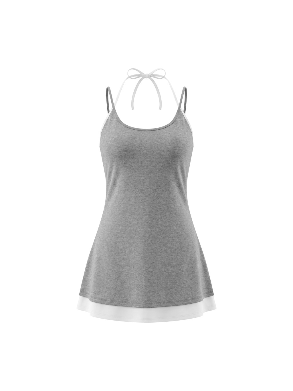 Women’s Color Block Sleeveless Dress - Main Image