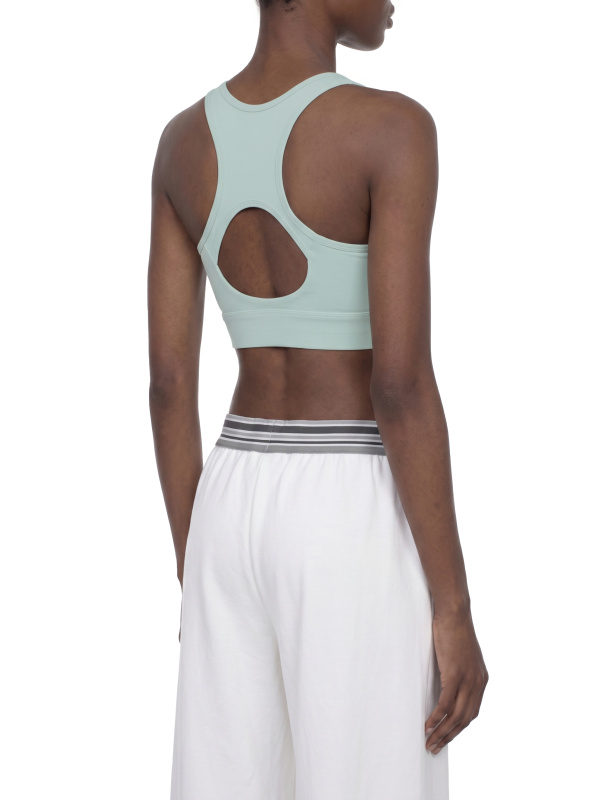 Women’s Cropped Zip Yoga Sports Bra