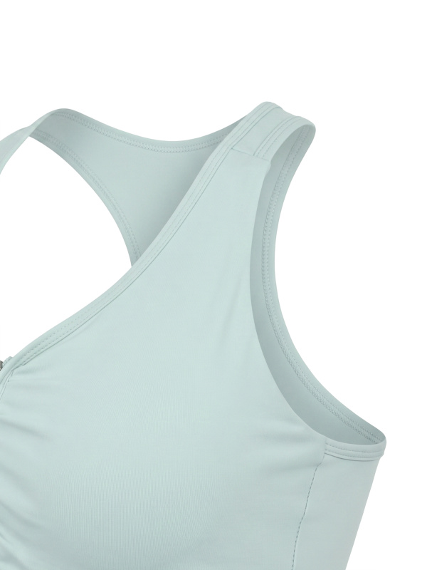 Women’s Cropped Zip Yoga Sports Bra