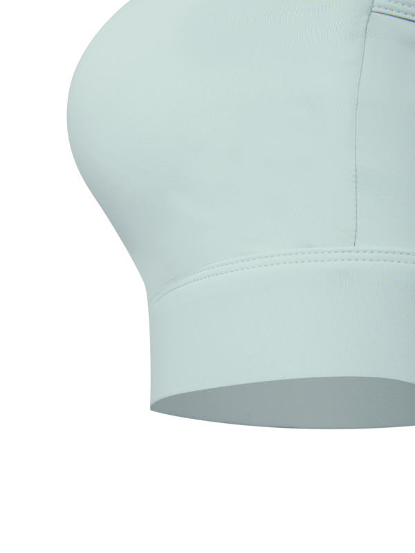 Women’s Cropped Zip Yoga Sports Bra