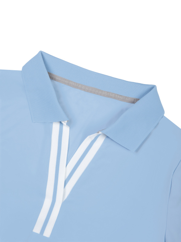 Women’s Color Block Polo Shirt