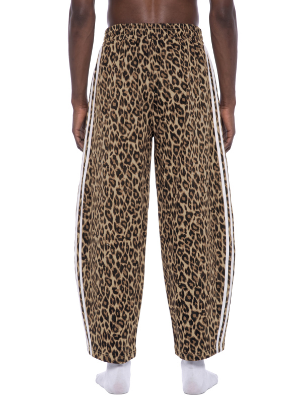 Unisex Leopard Barrel Leg Sweatpants