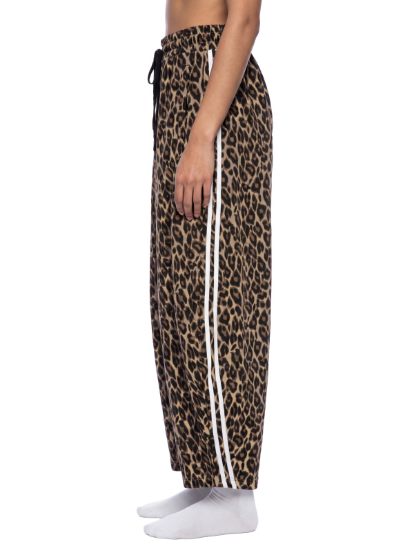 Unisex Leopard Barrel Leg Sweatpants