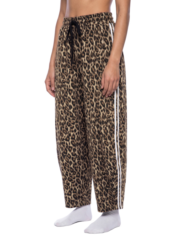 Unisex Leopard Barrel Leg Sweatpants
