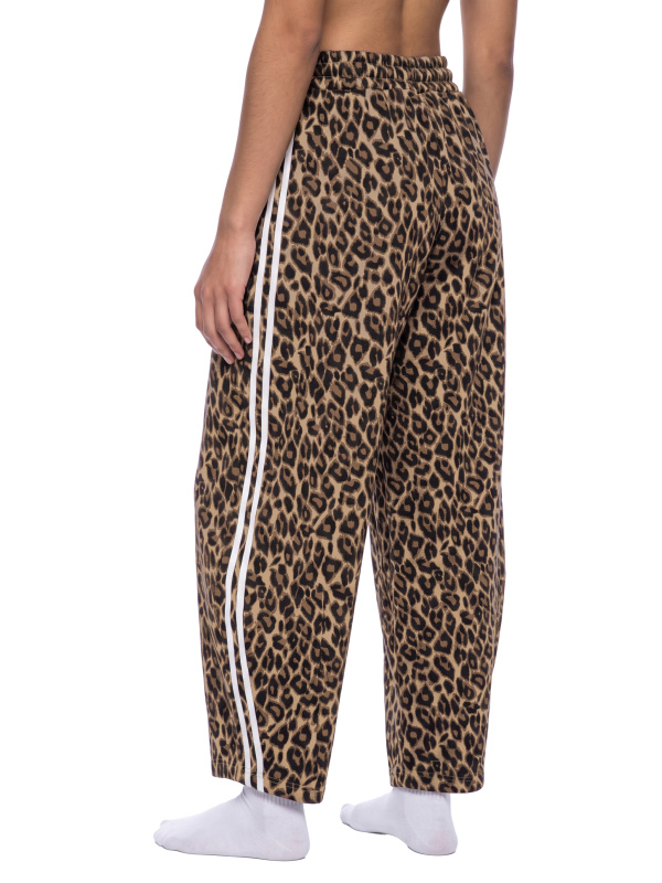 Unisex Leopard Barrel Leg Sweatpants