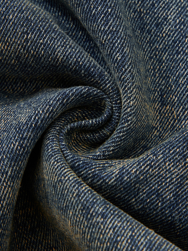 Men's Vintage Wash Wide Leg Denim Jeans