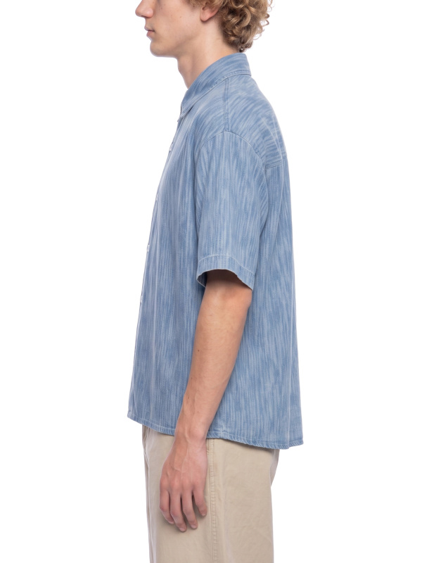 Unisex Boxy Vintage Wash Denim Shirt