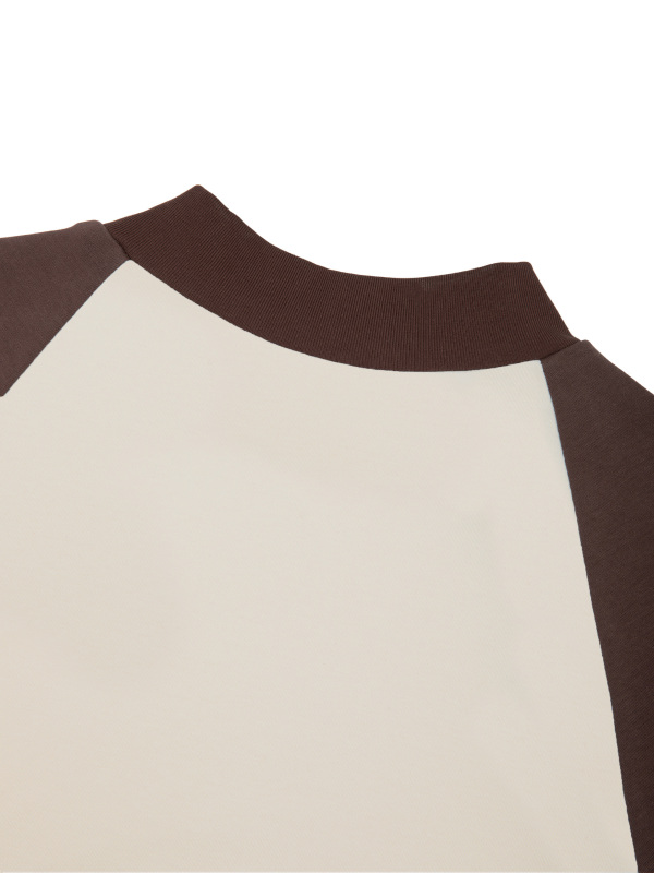 Women’s Color Block Raglan Crop T-Shirt