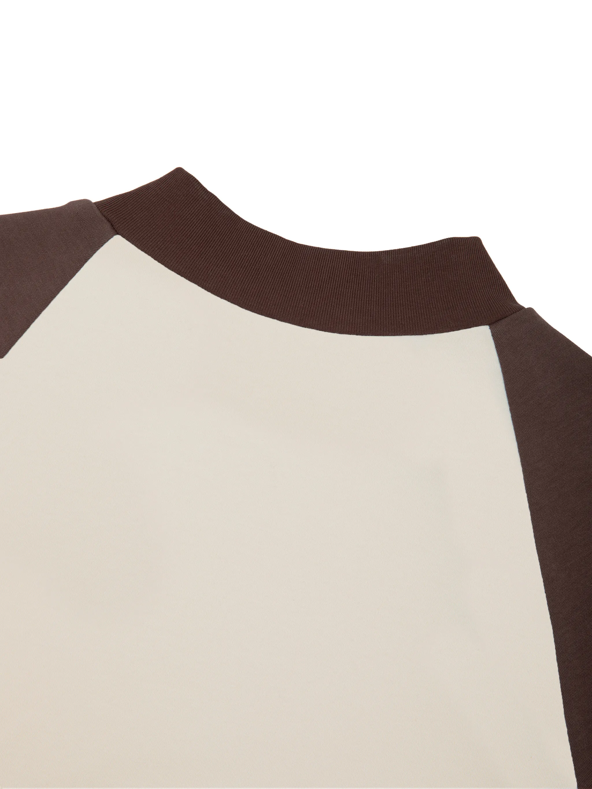 Women’s Color Block Raglan Crop T-Shirt