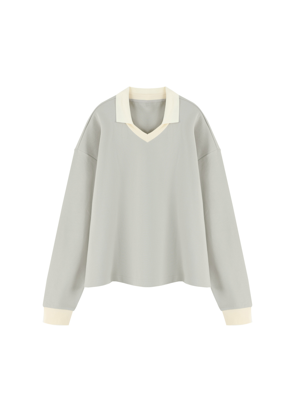 Unisex Color Block Long Sleeve Sweatshirt - Main Image