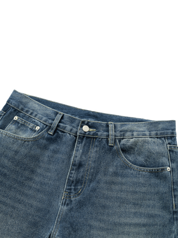Men's Vintage Wash Denim Jeans
