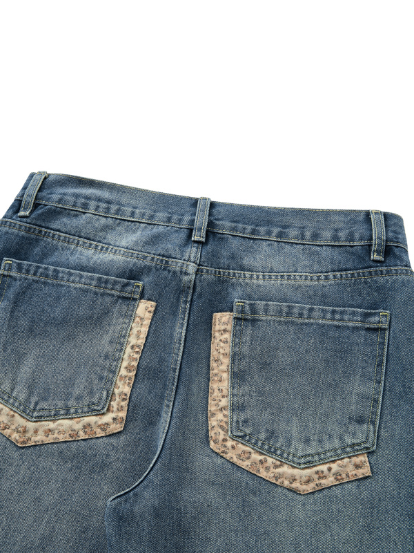 Men's Vintage Wash Denim Jeans