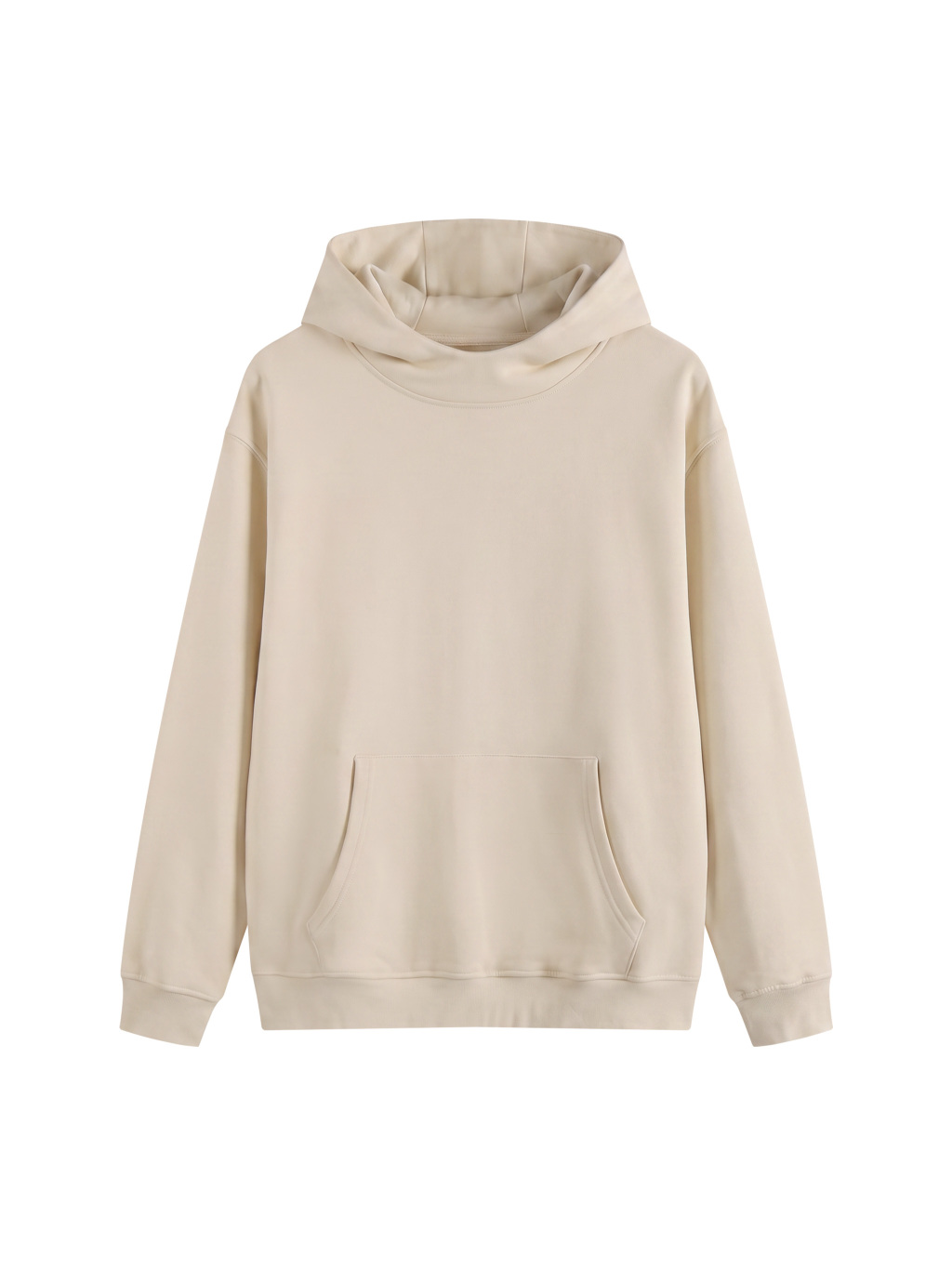 Fleeced High Neck Hoodie - Main Image