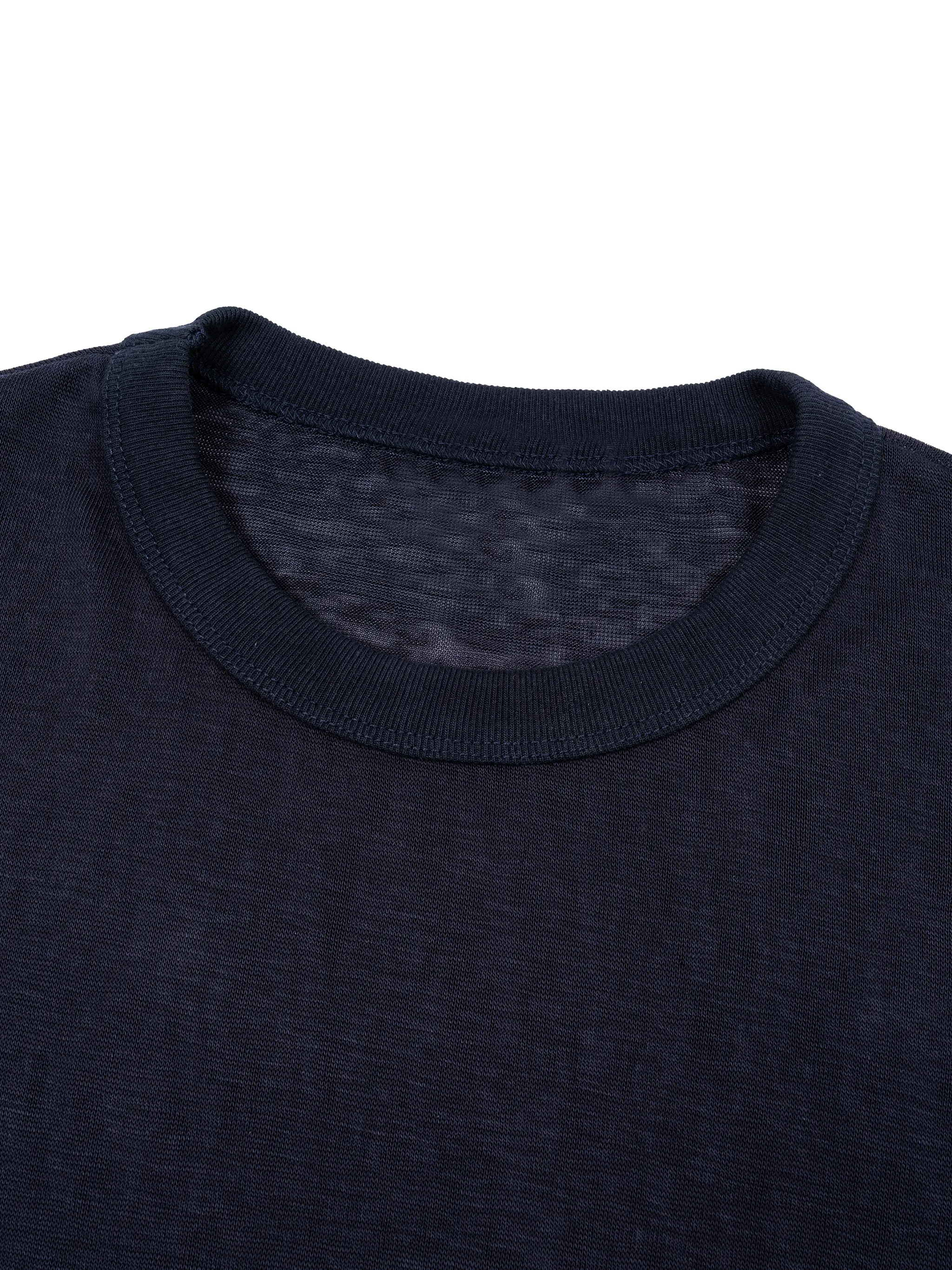 Unisex Raw Edge Long Sleeve T-Shirt