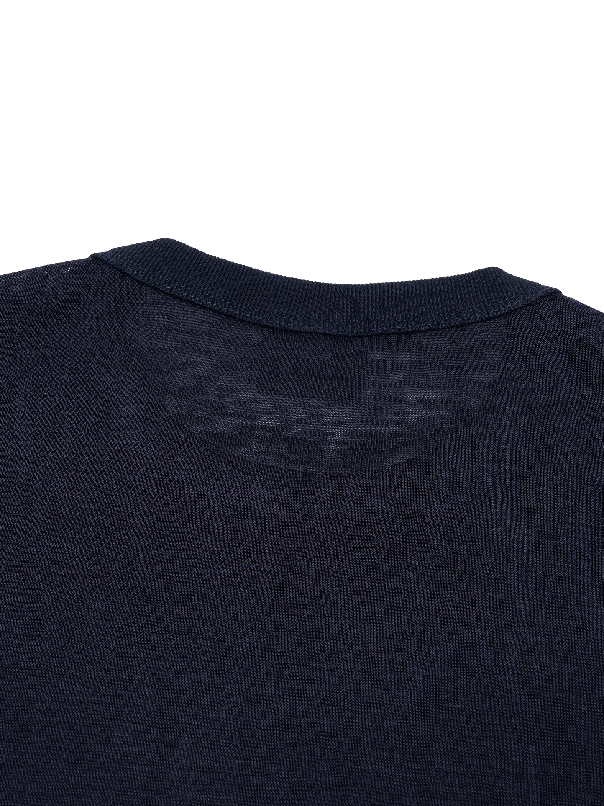Unisex Raw Edge Long Sleeve T-Shirt