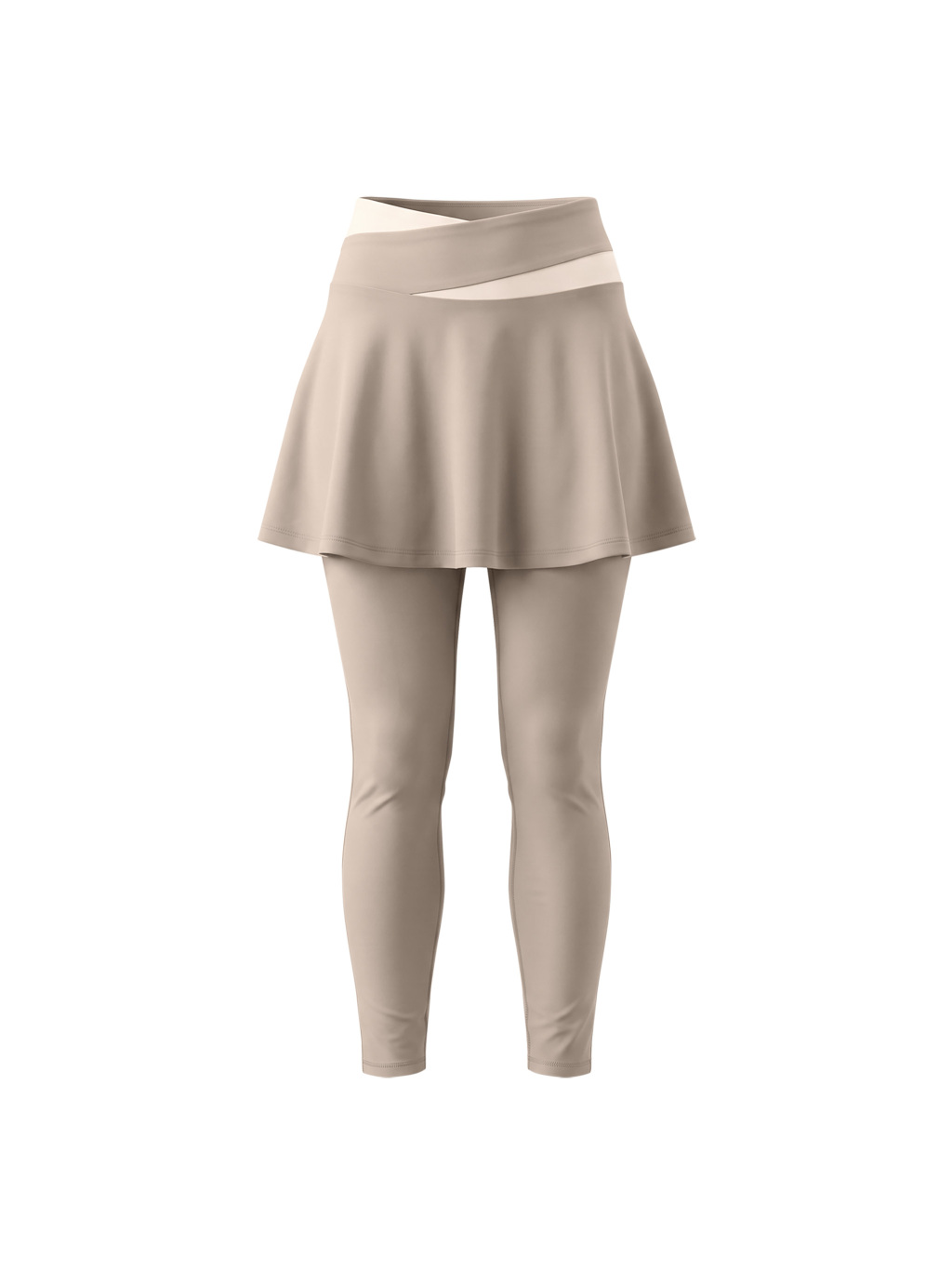Women's Yoga Panelled Skorts - Main Image