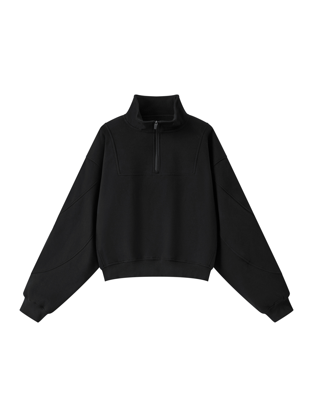 Women’s Loose Fleece Quarter-Zip Sweatshirt - Main Image