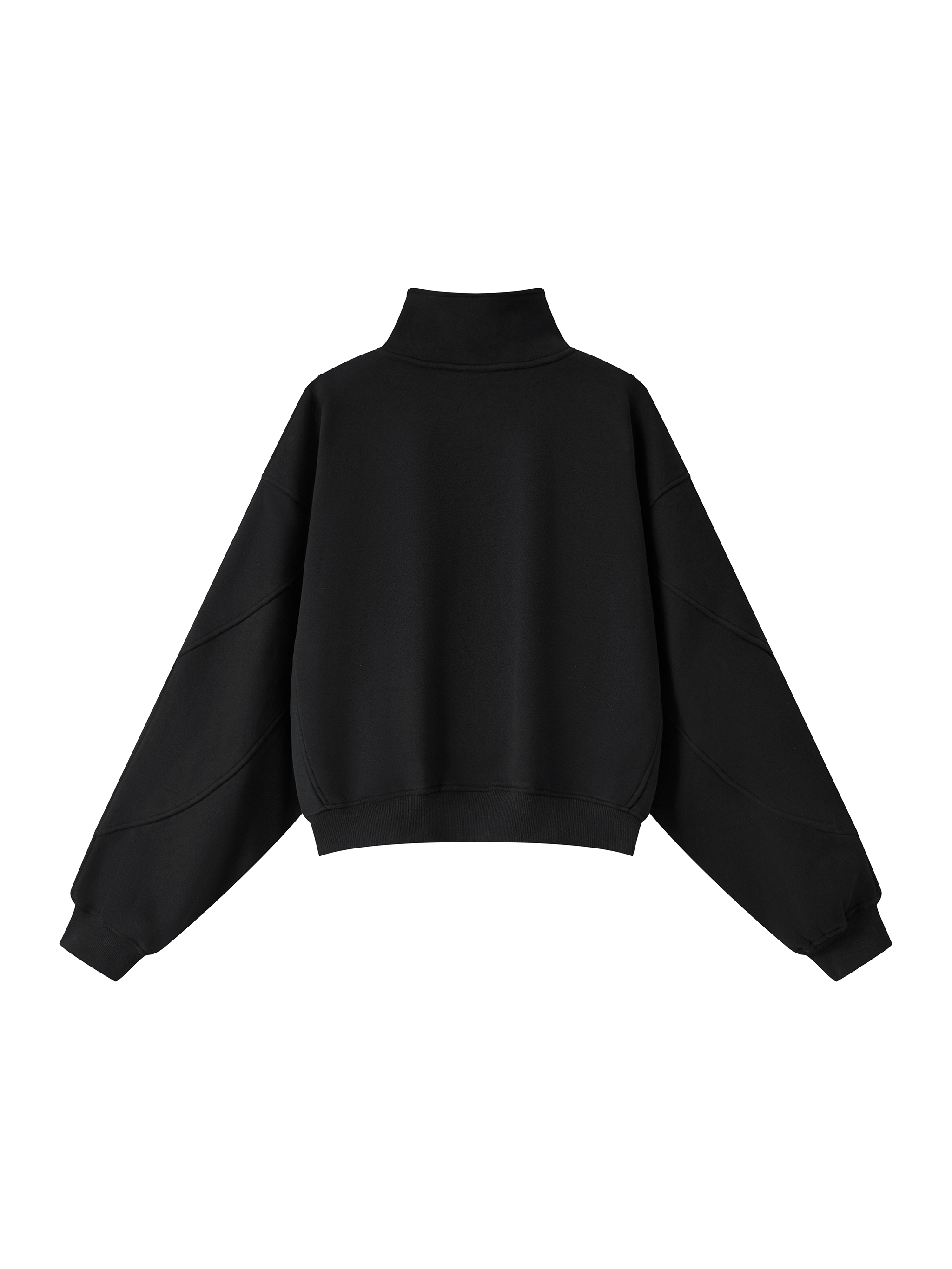 Women's Loose Fleece Quarter-Zip Sweatshirt #WT0265 | TAPSTITCH