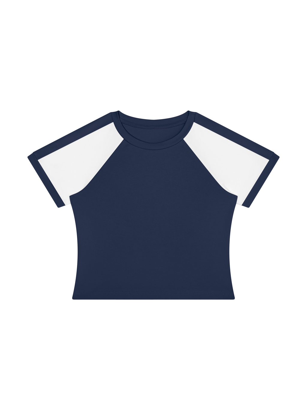 Women’s Slim Raglan Color Block T-Shirt - Main Image