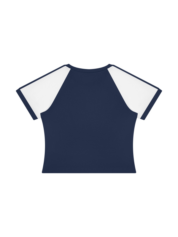 Women’s Slim Raglan Color Block T-Shirt
