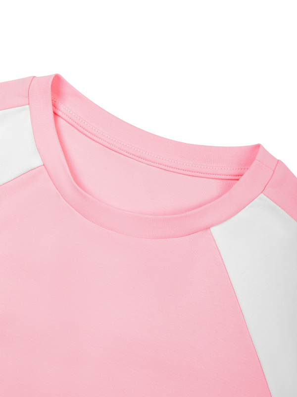 Women’s Slim Raglan Color Block T-Shirt