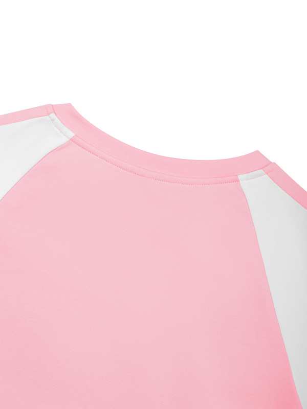 Women’s Slim Raglan Color Block T-Shirt