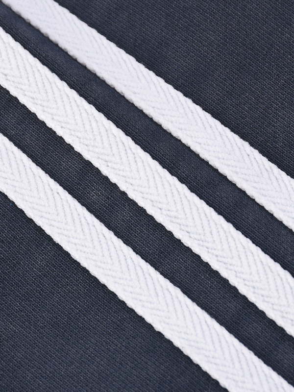 Snow Washed Contrast Tape Sweatshirt