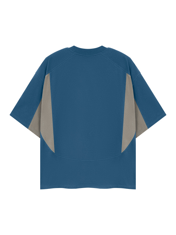 Unisex Color Block Paneling T-Shirt