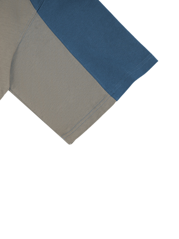 Unisex Color Block Paneling T-Shirt