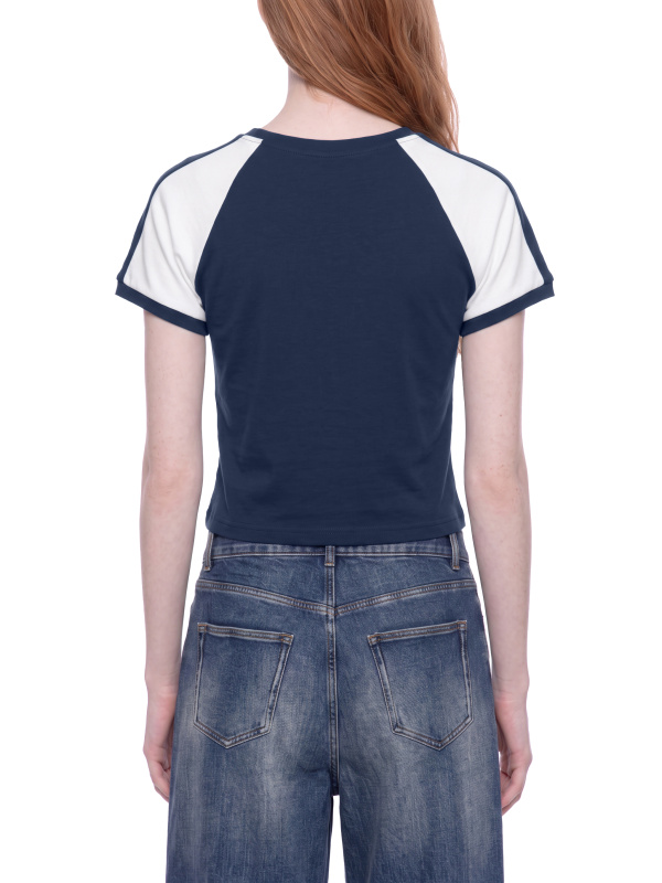 Women’s Slim Raglan Color Block T-Shirt