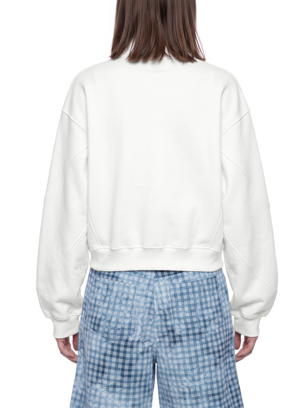 Women’s Loose Fleece Quarter-Zip Sweatshirt